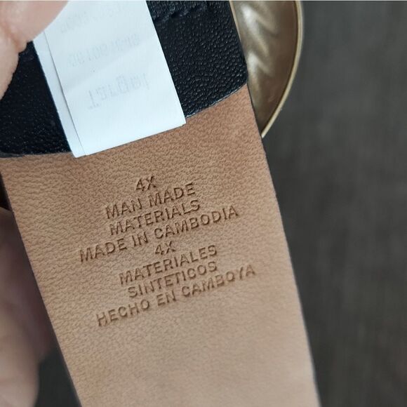 NEW Ava & Viv Plus Size Black Belt Size 4X - Picture 4 of 5